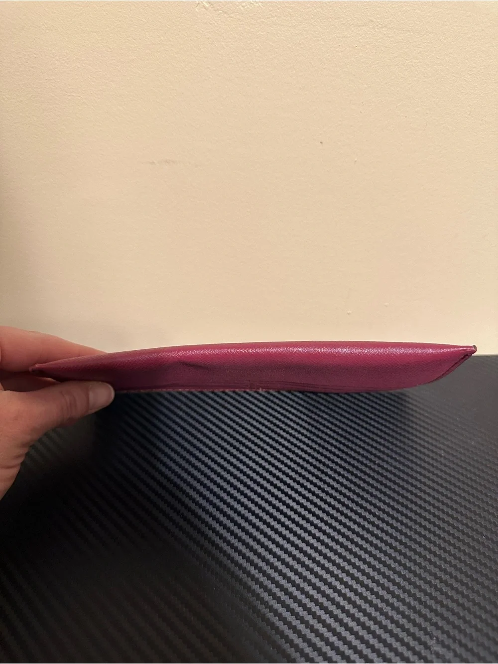 Pink card wallet